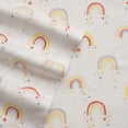 thumbnail image 3 of Whimsical Print Collection Microfiber Sheet Set, Twin, Rainbow Red, 3 of 3