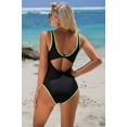 thumbnail image 4 of Beautyin Sexy Monokini Swimwear One Piece Swimsuit Women Chest Hollowing U Collar Bathing Suit, 4 of 7