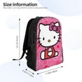 thumbnail image 4 of Hello Kitty Backpack, Travel Laptop Backpack, Water Resistant College School Computer Bag, Durable Daypack, Fit 16 Inch Notebook, 4 of 8