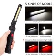 thumbnail image 4 of LED Work Light USB Rechargeable Magnetic LED Light 360°Rotate 5 Lighting Mode+Magnetic Base+Swivel Hook Water-Resistant Portable Inspection Work Light, 4 of 7