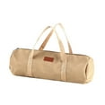 thumbnail image 2 of CarpNettore Tent Stakes Bag Organizer with Zipper Multifunctional Tent Pole Pegs Storage Bag Light Brown, 2 of 9