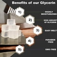thumbnail image 5 of Primal Elements Aloe Soap Base - Moisturizing Melt and Pour Glycerin Base for Crafting and Soap-Making, Easy to Cut - 10 Pound, 5 of 7