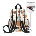 thumbnail image 5 of FORMRS School Backpack with Front Zippered Pocket 12" Student Travel Daypack, Beige Fall Leaves, 5 of 6