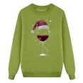 thumbnail image 1 of Hauts de Mode pour Femmes - T-Shirt Imprimé à Manches Longues Décontracté - Chandails en Molleton Élégants Sans Capuche, 1 of 4