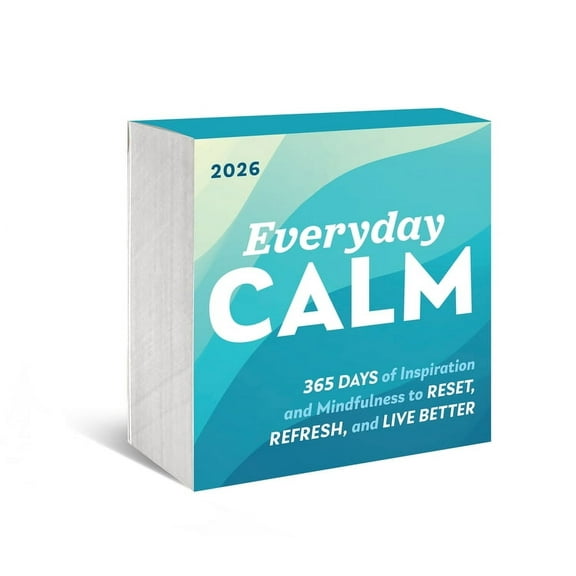 2026 Everyday Calm Boxed Calendar: 365 Days of Inspiration and Mindfulness to Reset, Refresh, and Live Better, (Paperback)