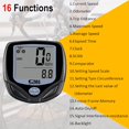 thumbnail image 2 of Multifunctional wireless bike computer waterproof bicycle speedometer with LCD, 2 of 5