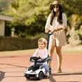 thumbnail image 3 of Gymax 3-in-1 Licensed Lamborghini Ride on Push Car Stroller Sliding Car w/ Sound White, 3 of 9