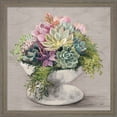 thumbnail image 2 of Great Art Now Festive Succulents Gray by Julia Purinton, 2 Piece Framed Art Set Each 13"W x 13"H, 2 of 3