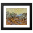 thumbnail image 2 of Vincent van Gogh 24x20 Black Modern Framed Museum Art Print Titled - Olive Trees (1889), 2 of 5