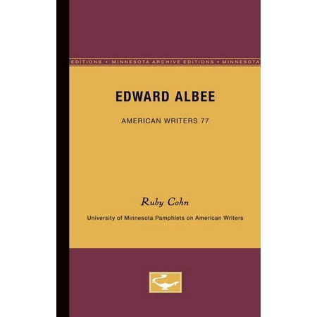 University of Minnesota Pamphlets on Ame Edward Albee - American Writers 77: University of Minnesota Pamphlets on American Writers Book 77 (Paperback)