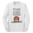 thumbnail image 2 of Wild Bobby, We CouldnÃ¢â‚¬â„¢t Have Picked a Better Teacher Apple Basket Pop Culture Mens Long Sleeve Shirt, White, 2XL, 2 of 3