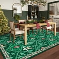thumbnail image 3 of Moynesa 8'x10' Christmas Area Rug for Living Room,Green Large Rug Xmas Tree Modern Rug Kitchen Rug Washable Rug Non Slip Moroccan Carpet Holiday Decor Soft Accent Rug for Bedroom Dining Room, 3 of 11
