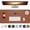 Brown, variant on Leather Desk Protector, Large Mouse Pad & Waterproof PU Leather Blotter Mat - Non-Slip Desk Cover for Office and Home (Apricot, 36" x 17")