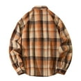 thumbnail image 4 of GXWEA Mens Button Up Shirts Long Sleeve Mens Fall Shirts Mens Flannel Shirts Long Sleeve Lightweight Plaid Shirt Casual Button Down Shirts Jacket XXXXL, 4 of 4