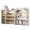 Beige, variant on ICEEIF Kids Toy Storage Organizer with 17 Removable Bins, 4-Tier Bookshelf, Castle-Shaped Storage Cabinet for Playroom, Bedroom, Nursery, Green