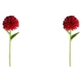 thumbnail image 4 of Baohd 1/2/3/5 10pack/lot Realistic Appearance Artificial Flower For Party Decor And Home Decor Red 2PCS, 4 of 6