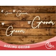thumbnail image 3 of Unfinished Wood Groom Chair Sign | DIY Craft Cutout 24" / 1/4", 3 of 3