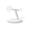 thumbnail image 6 of Restored Belkin- 3-in-1 Wireless Charging Stand (Older 2021 Release) for Apple Watch, iPhone Series, AirPods, White (Refurbished), 6 of 10