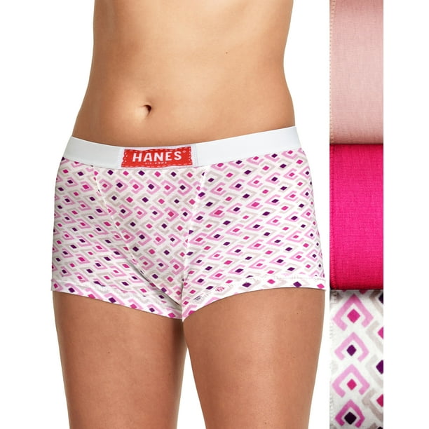 Hanes, Intimates & Sleepwear, Hanes Premium Womens 4pk Boxer Briefs  Cotton