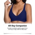 thumbnail image 5 of Floral Textured Underwire Bra for Everyday Comfort and Support with Lace Detail and Versatile Styling, 5 of 5
