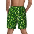 thumbnail image 3 of Kdxio Happy St. Patrick'S Day Print Men'S Swim Trunks With Compression Liner 7 Inch Inseam Quick Dry Swim Shorts, 3 of 7