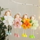 thumbnail image 1 of Adorno colgante de Navidad | Decoración de colgantes festivos | Muñeca de tela suave de felpa | Exquisito diseño artesanal para centros de mesa de coronas de árboles | Ligero y fácil de colgar | 1, 1 of 4