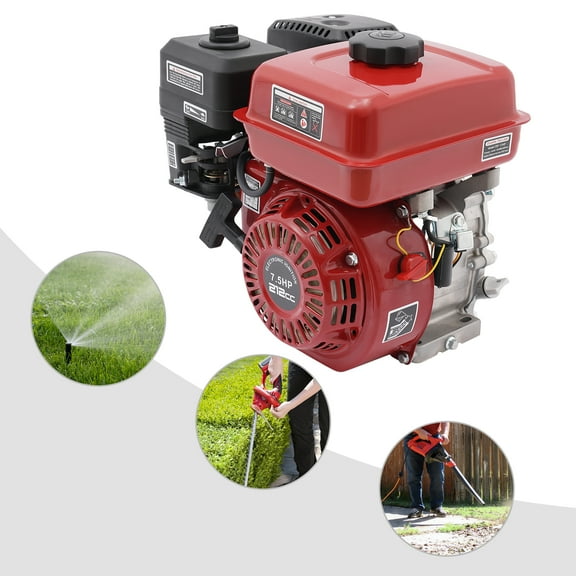ChicHomey 3000W 212cc 4-Stroke Gas Powered Engine 7.5HP,3600RPM Air Cooled with Electric Start Option,for Generator, Water Pump, Pressure Washer, Farm & More