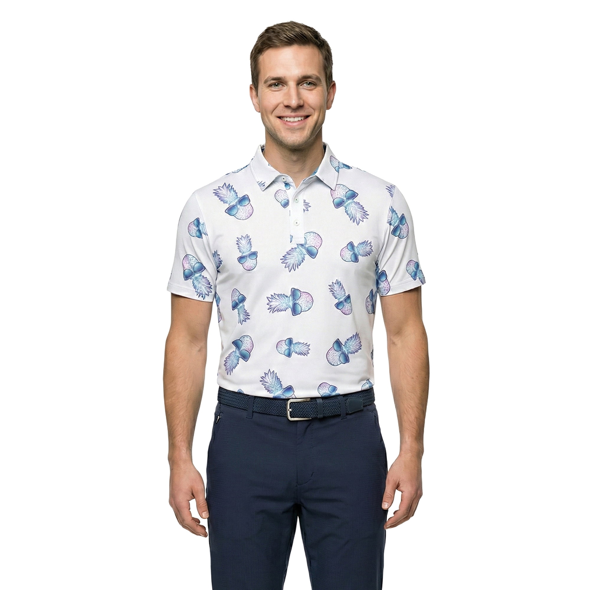 Birdie Bound Men' s & Big and Tall Golf Polo Shirts, Sizes XS-4XLT