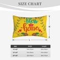thumbnail image 6 of Bingfone Bless This Home Standard Size Pillowcase, Long Staple Pure Cotton Envelope Closure Pillow Cover,16"X24", 6 of 9