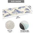 thumbnail image 3 of Blue Mountain Pattern 39x20" Bath Mat Carpet, Absorbent and Non-Slip for Kitchen or Bathroom, Quick-Drying, 3 of 8