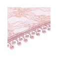 thumbnail image 4 of INSPIRAR CHIC Chalinas de Encaje Floral Mantilla, Chal de Triángulo con Borlas de Crochet, Cubierta de Cabeza para la Iglesia Catedral, Velos de Novia 55.1x17.7" Rosa Polvoriento, 4 of 5