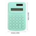 thumbnail image 2 of KAKOWELY Electronic Calculator Pocket Calculator Office Counting Tool Desktop Decor for School,3.94"X2.56"X0.39", 2 of 4