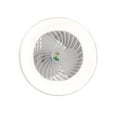 thumbnail image 2 of YYV Cadeaux Ventilateur de Plafond Lumière E27 Montage à Vis 110 265V Fermé Profil Bas Ventilateur avec Lumière Télécommande Intégrée à Intensité Réglable Circulation d'Air Silencieuse pour Porche Chambre Salon, 2 of 9