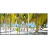 DESIGN ART Designart - Palm Trees - 5 Piece Landscape Photography Canvas Art Print
