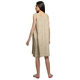 thumbnail image 4 of Moomaya Round Neck WoMen's A-Line Nightdress Sleeveless Printed Cotton Nightwear, 4 of 6