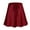 Rose Red, variant on Women's Satin Skirts High Waisted Ruffle A Line Dressy Casual Wedding Party Date