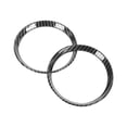 thumbnail image 3 of Cup Holder Panel Cover, Carbon Fiber Look Cup Holder Panel Frame 2Pcs Easy Installation Sport Style  For Cooper R54 R55 R56 R60, 3 of 8