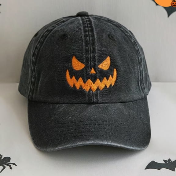 WCJM Pumpkin Samhain Sun Hats for Women Wide Brim Beach Hat Straw Visor Ponytail Summer Uv Packable Foldable Beach Vacation Essentials