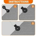 thumbnail image 3 of Shade Cloth Heavy Duty Lock Grip,  Multi Functional Shade Cloth Plastic Clips High Strength  For Fixed Greenhouse Film, 3 of 8
