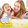 thumbnail image 5 of YATAV Phonics Flash Cards Kit with 129 Cards Learn to Read CVC Word Builder Games,Sight Words Games for Kindergarten Classroom Supplies,Preschool Phonics Learning Activity, 5 of 7