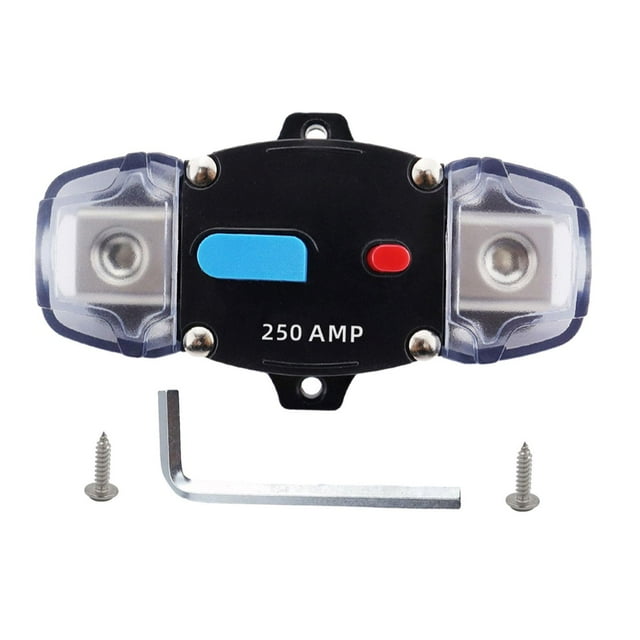 TISHITA Circuit Breaker with Manual Reset Button 12V-48V Automotive Accessories 250A
