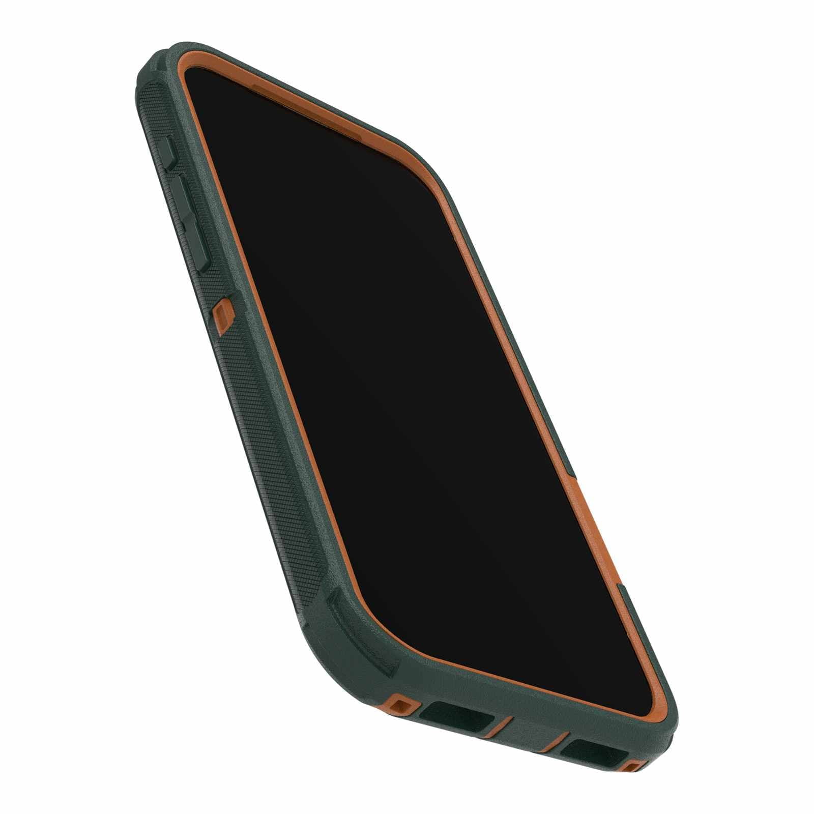 OtterBox Defender Pro MagSafe Case w/Camera Control Coopersmith (Green) for iPhone 17 Pro