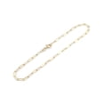 thumbnail image 2 of Pulsera Clip Plano 5 por 2 mm Oro Solido 18.5 cm 14k, 2 of 5