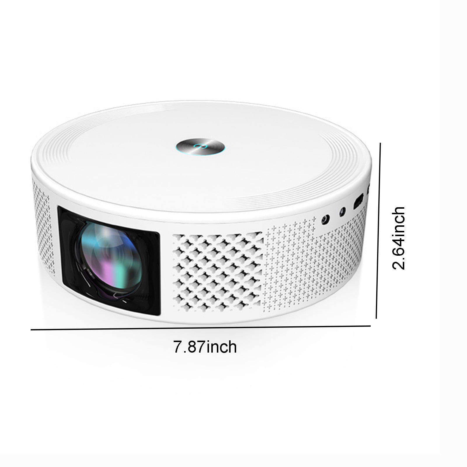 PPgejGEK 5G Dual WiFi Bluetooth 4K Super HD Smart Projector High Brightness Blue Light Eye Protection Support for android/iOS/PC Wireless Same Screen Sharing Holiday Savings