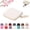 Beige, variant on Jewelry Zippered Pocket Case, Mini Soft Zipper Bag with Tassel, 5 Compartments for Bracelets, Necklaces & Rings (Pink)