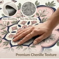 thumbnail image 6 of ODIKA 6'x9' Washable Area Rug Non-Slip, Easy Care, Scattered Butterfly Motifs Entry Polka Dot Pink Cute Navy Playful for Family Room, Living Mater Bedroom, 6 of 7