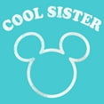thumbnail image 2 of Girl's Mickey & Friends Distressed Cool Sister  Graphic T-Shirt, 2 of 4