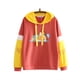 thumbnail image 1 of Minnieouse Sudadera con capucha estampada de algodón con capucha de manga larga deportes deportes mujer ropa Prendas para la parte del cuerpo Rojo amarillo M, 1 of 6
