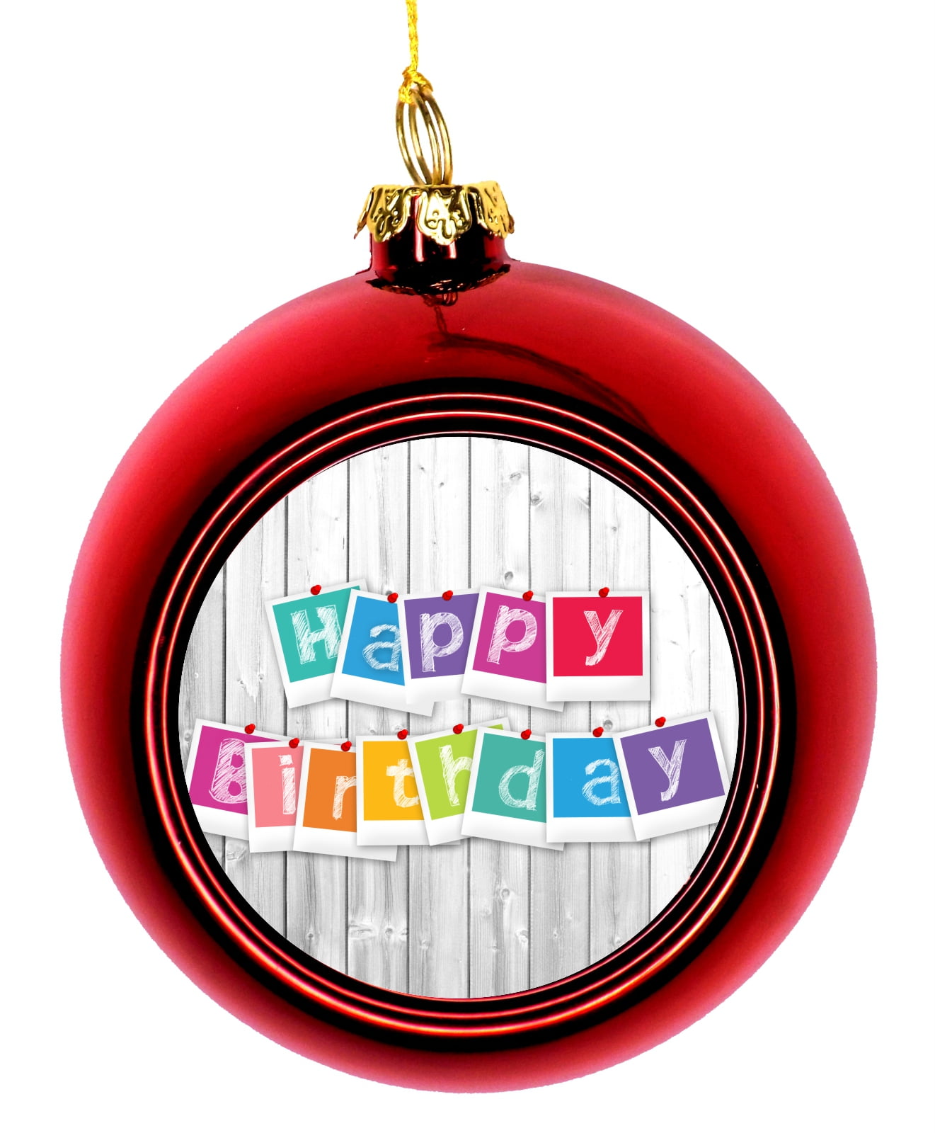 Birthday Christmas Ornaments - Happy Birthday Ornaments for Tree