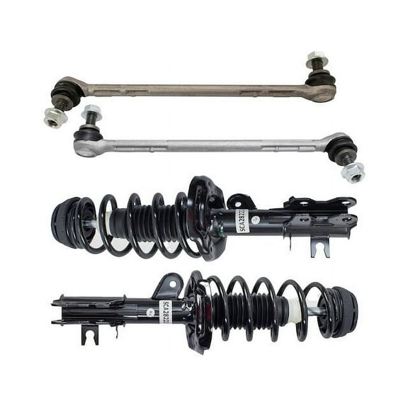 Front Strut Coil Spring Sway Bar Link Kit 4 Piece - Compatible with 2015 - 2019 Chevy Trax AWD 2016 2017 2018